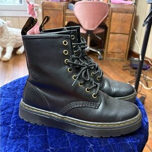 Dr. Martens Black Combat Boots